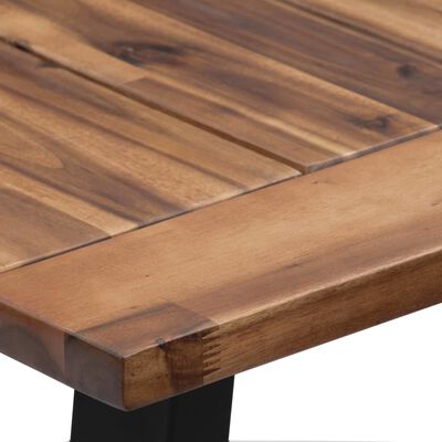 vidaXL Stół z litego drewna akacjowego, 180 x 90 cm