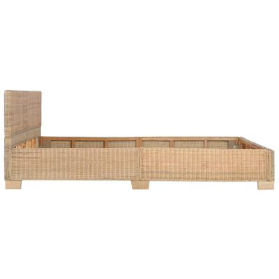 vidaXL Ręcznie wyplatana rama łóżka z rattanu, 160x200 cm