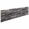 vidaXL Panele ścienne 10 szt. 100 x 25 cm Antracyt Pianka EPS