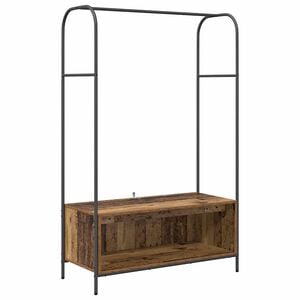 vidaXL Wieszak na Ubrania Brązowy dąb 100 x 44 x 160 cm