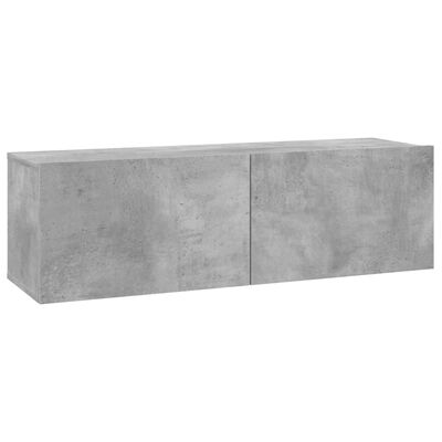 vidaXL Szafka pod TV, szarość betonu, 100x30x30 cm