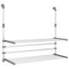 vidaXL Suszarka balkonowa na pranie, 89x25x(60-95) cm, aluminium