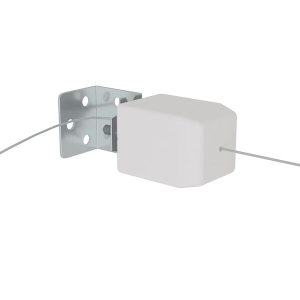 vidaXL Markiza pionowa, biała, 140x1200 cm, tkanina Oxford