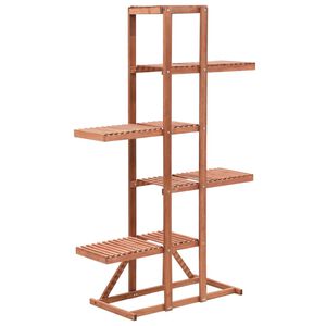 vidaXL Regał na rośliny z drewna cedrowego, 86 x 36 x 139 cm