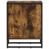 vidaXL Stolik nocny Dąb dymny 39,5 x 30 x 50 cm