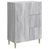 vidaXL Bufet Szary Sonoma 66 x 34,5 x 90 cm Drewno inżynieryjne