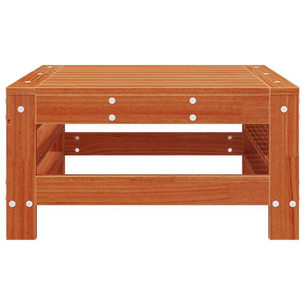 vidaXL Podn&oacute;żek ogrodowy Lite drewno sosnowe Woskowy Brąz