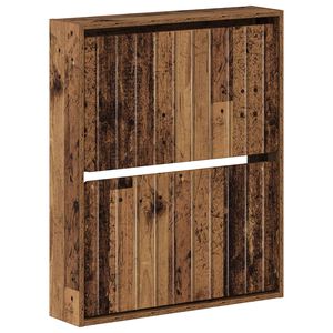 vidaXL Wisząca szafka na buty ZWOLLE 71 x 17 x 86 cm Stare drewno