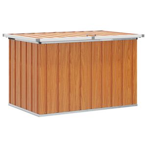 vidaXL Skrzynia do przechowywania na zewnątrz drewno 109 x 67 x 65 cm