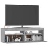 vidaXL Szafka pod TV z LED, szary dąb sonoma, 120x35x40 cm
