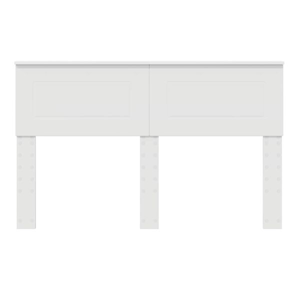 vidaXL Zagł&oacute;wek Biały 160 cm Materiał drewnopochodny