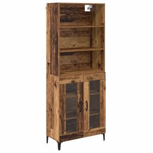 vidaXL Highboard Stare drewno 69,5 x 34 x 180 cm