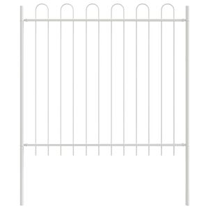 vidaXL Ogrodzenie Ogrodowe 2 pcs Biały 3,4 x 0,8 m