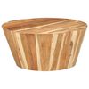 vidaXL Stolik kawowy, &Oslash;65x31 cm, lite drewno akacjowe