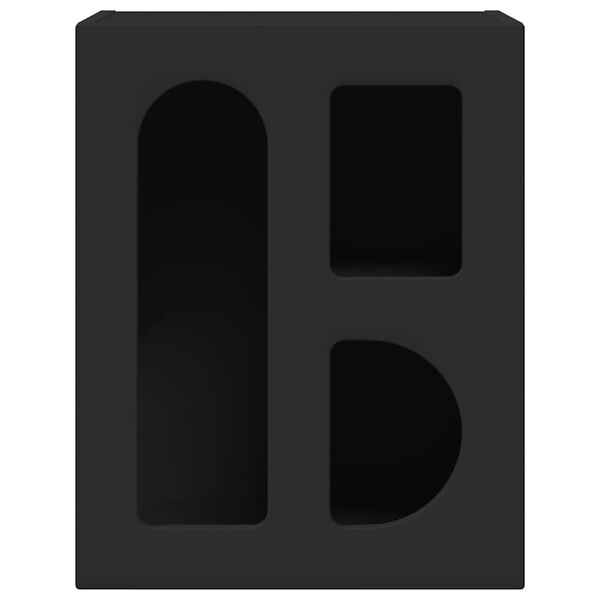 vidaXL Stolik nocny Czarny 40 x 35 x 50 cm Materiał drewnopochodny