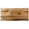vidaXL Blat stołu z naturalną krawędzią, 80x40x3,8 cm, drewno mango