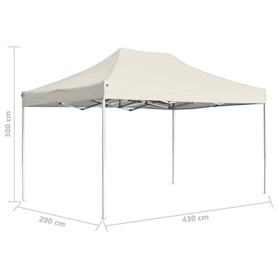 vidaXL Profesjonalny, składany namiot imprezowy, aluminiowy, 4,5 x 3 m