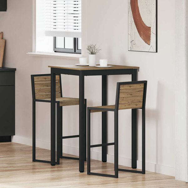 vidaXL Stojący St&oacute;ł Barowy Materiał drewnopochodny