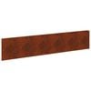 vidaXL Krawężnik do trawnika 20 pcs 100 x 22 cm Stal Rdzawy
