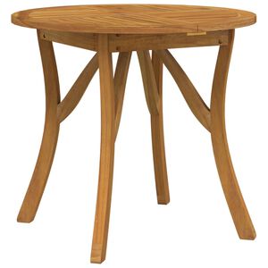 vidaXL St&oacute;ł ogrodowy, &Oslash;85 cm, lite drewno akacjowe