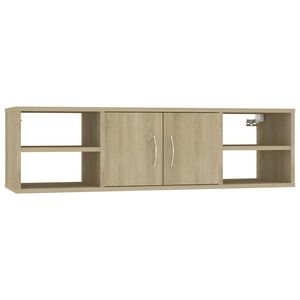 vidaXL P&oacute;łka ścienna, dąb sonoma 102x30x29 cm, materiał drewnopochodny