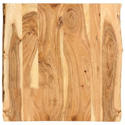 vidaXL Blat, lite drewno akacjowe, 58x(50-60)x2,5 cm