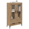 vidaXL Highboard z szufladą Dąb rzemieślniczy 69,5 x 31 x 115 cm