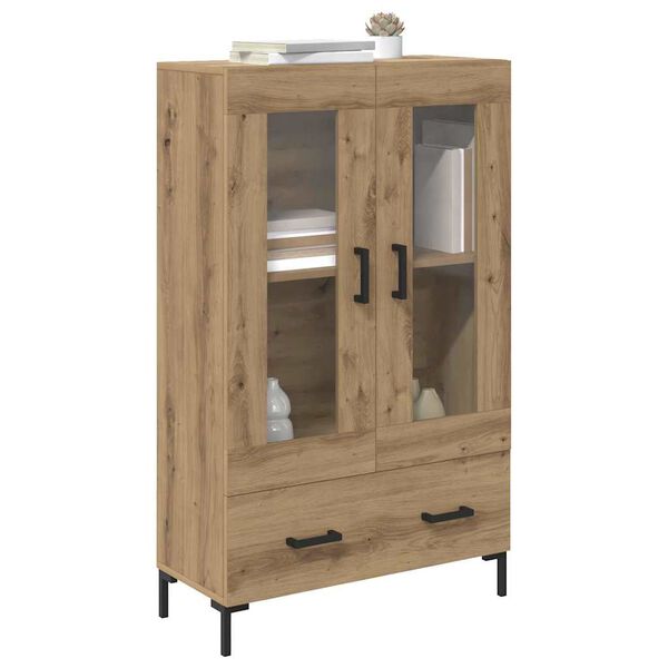 vidaXL Highboard z szufladą Dąb rzemieślniczy 69,5 x 31 x 115 cm