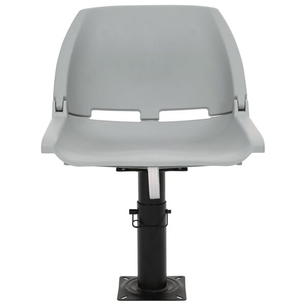 vidaXL Składane siedzisko do łodzi, 2-cz., bez poduszki, 48x51x41 cm