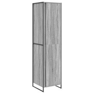 vidaXL Szafa Szary Sonoma 50 x 50 x 200 cm Drewno inżynieryjne