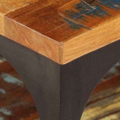 vidaXL Stolik kawowy z półką, 100x60x35 cm, z drewna z odzysku