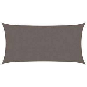 vidaXL Żagiel przeciwsłoneczny, HDPE, 2x3,5 m, antracytowy