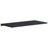 vidaXL Parapet okienny Antracyt z drewnianą strukturą 80 x 45 x 4,5 cm