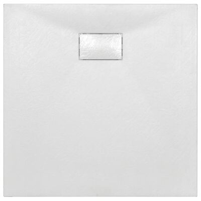 vidaXL Brodzik prysznicowy, SMC, biały, 80 x 80 cm