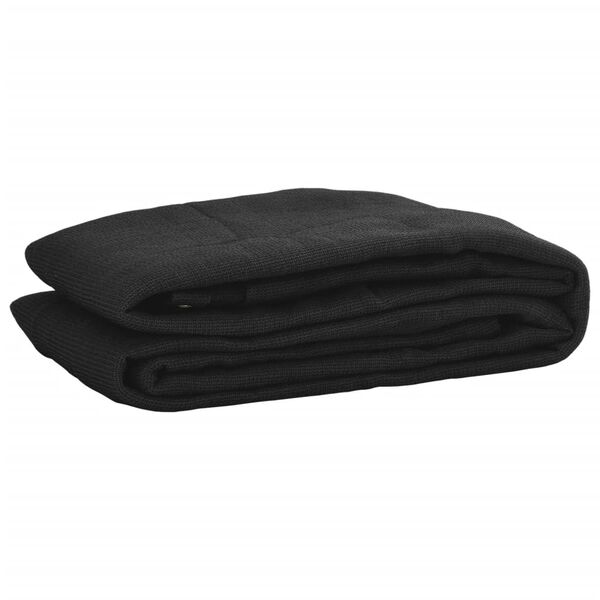 vidaXL Siatka transportowa, HDPE, 3x5 m, czarna