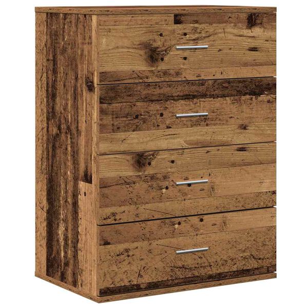 vidaXL Bufet Stare drewno 60 x 39 x 80 cm Materiał drewnopochodny