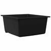vidaXL Zlew kuchenny Czarny 38 x 44 x 20 cm Granit