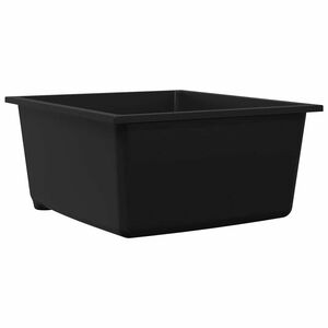 vidaXL Zlew kuchenny Czarny 38 x 44 x 20 cm Granit