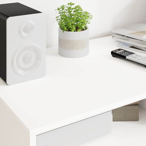 vidaXL Szafka pod telewizor z szufladą Biały 100 x 48 x 43 cm