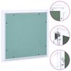vidaXL Panel rewizyjny z aluminiową ramą i płytą z gipsu, 400x400 mm