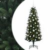 vidaXL Sztuczna choinka z bombkami 120 cm 150 LED Ciepła biel PE i PVC