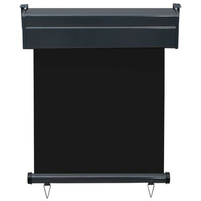 vidaXL Markiza boczna na balkon, 65 x 250 cm, czarna