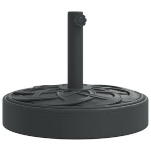 vidaXL Podstawa do parasola, do słupk&oacute;w &Oslash;38/48 mm, 25 kg, okrągła
