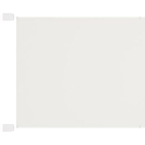 vidaXL Markiza pionowa, biała, 140x420 cm, tkanina Oxford