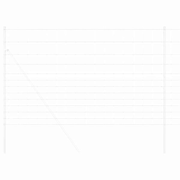 vidaXL Dziki Płot Ocynk na gorąco 1000 x 150 x 0,18 cm Żelazo