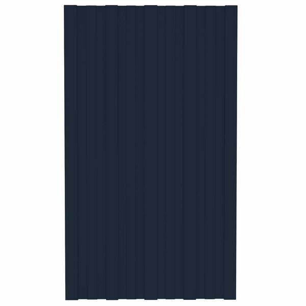 vidaXL Panel dachowy 12 pcs Antracyt 80 x 45 cm Stal galwanizowana