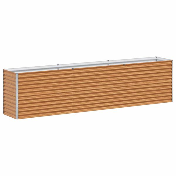 vidaXL Podniesiona rabata ogrodowa 290 x 50 x 68 cm Stal Galwanizowana