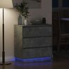vidaXL Szafka Nocna z szufladą Betonowy szary 71 x 34,5 x 75 cm