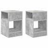 vidaXL Stolik końcowy 2 pcs Betonowy szary 30,5 x 30 x 45 cm