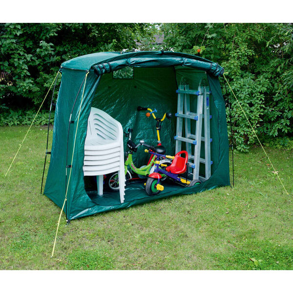 Happy People Uniwersalny garaż na rower, 200x80x150 cm, zielony